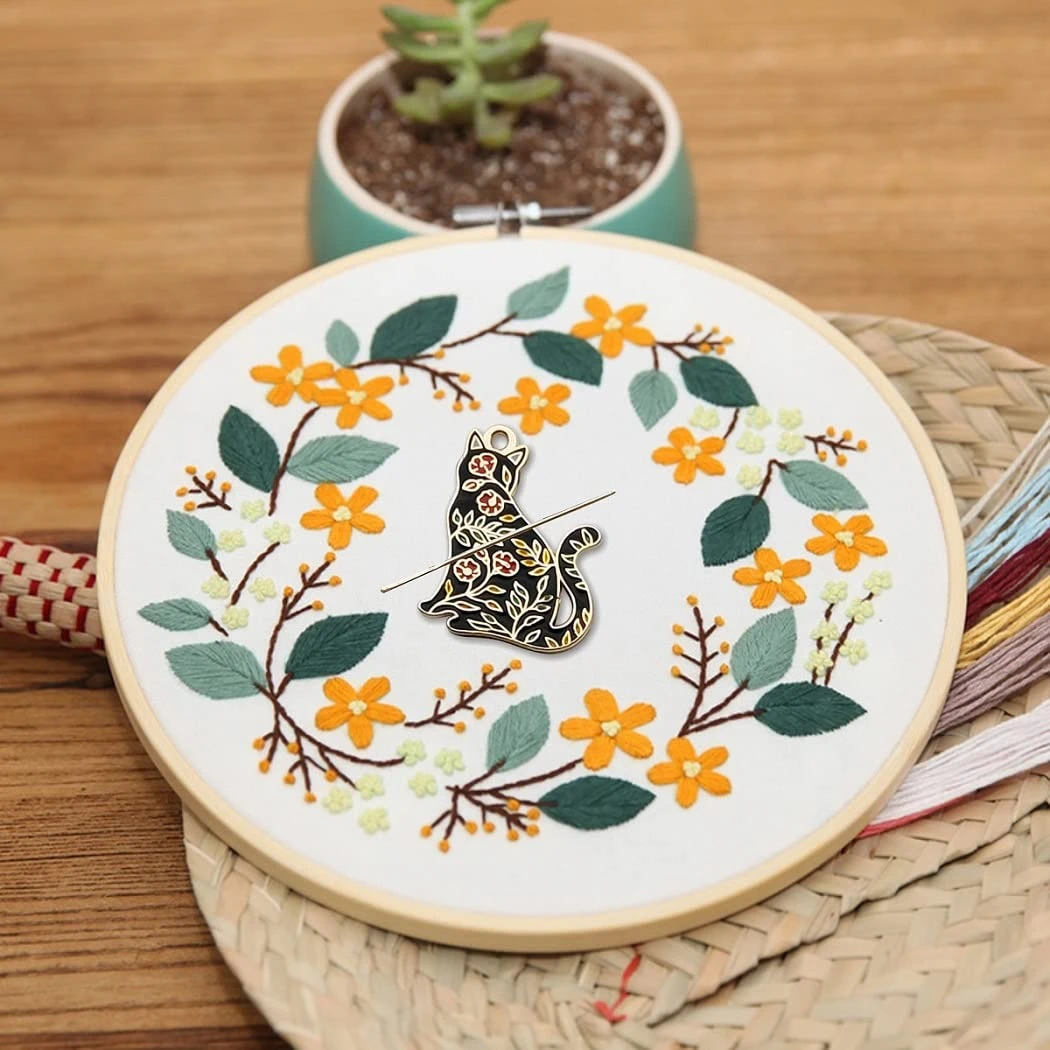 Art Cat Cross Stitch Supplies Needle Minder, Embroidery Magnetic Needle Holder,Needlework And Embroidery Accessories 14 Art Cat Cross Stitch Supplies Needle Minder, Embroidery Magnetic Needle Holder,Needlework And Embroidery Accessories - Image 12