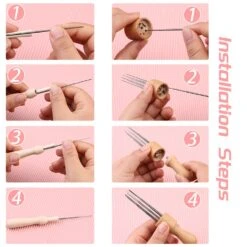 Needle Felting Tools, Needle Felting Supplies, Needle Felting Kit With 3 Size 30Pcs Needles Felting Needles,Wooden Handle, Finger Cots, Perfect For DIY Felting Wool Projects 36 Needle Felting Tools, Needle Felting Supplies, Needle Felting Kit With 3 Size 30Pcs Needles Felting Needles,Wooden Handle, Finger Cots, Perfect For DIY Felting Wool Projects -Michaels Stores 489737377044528 2