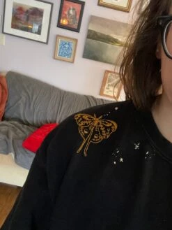 MCreativeJ Moths - Peel Stick And Stitch Hand Embroidery Patterns For DIY Crafting 16 MCreativeJ Moths - Peel Stick And Stitch Hand Embroidery Patterns For DIY Crafting -Michaels Stores 491886174912608