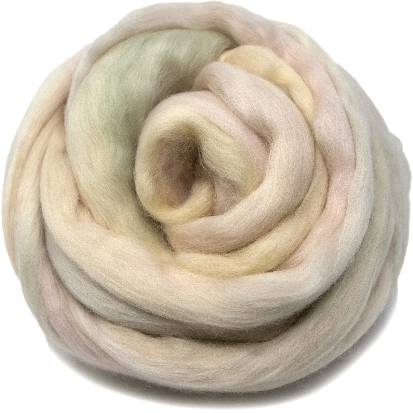 100% Superfine Merino Fiber: Top Notch. Soft Combed Top Roving Color Blend For Spinning, Felting, Weaving Springtime 4 100% Superfine Merino Fiber: Top Notch. Soft Combed Top Roving Color Blend For Spinning, Felting, Weaving Springtime - Image 2