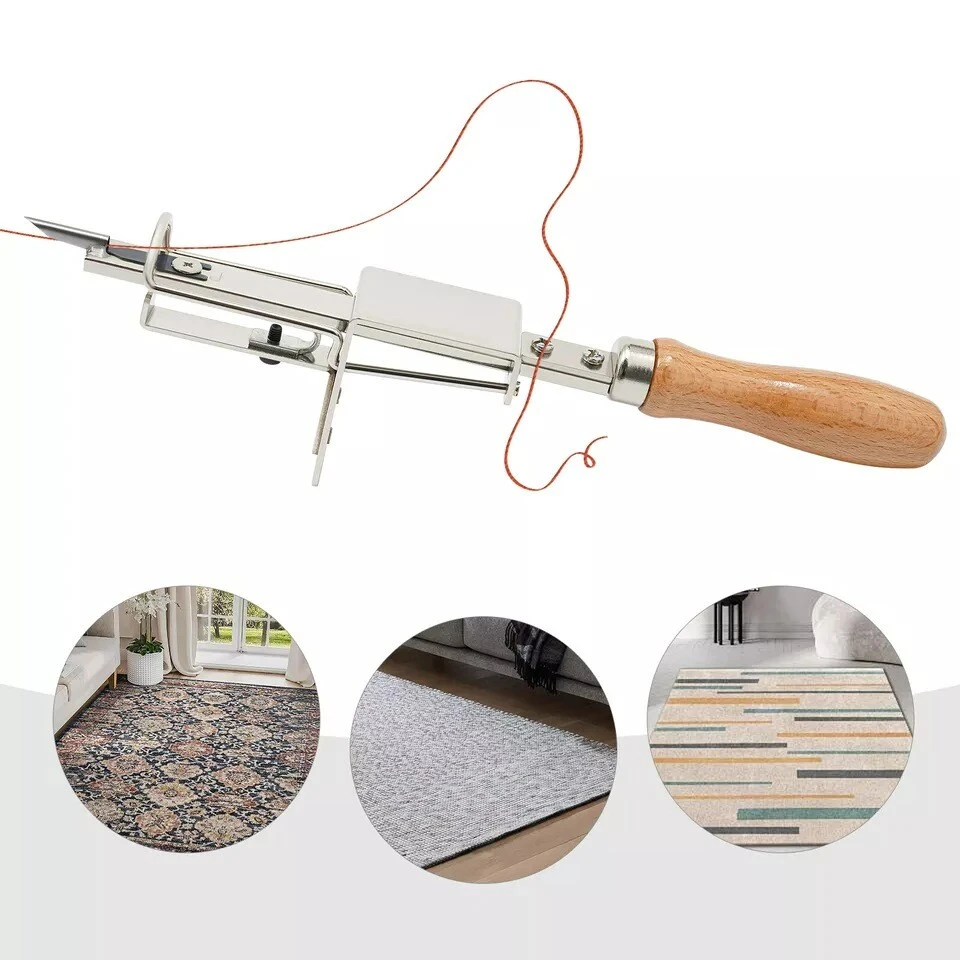 Durable Hand Carpet Tufting Tool DIY Embroidery Rug Manual Speed Tufting Tool 10 Durable Hand Carpet Tufting Tool DIY Embroidery Rug Manual Speed Tufting Tool - Image 8