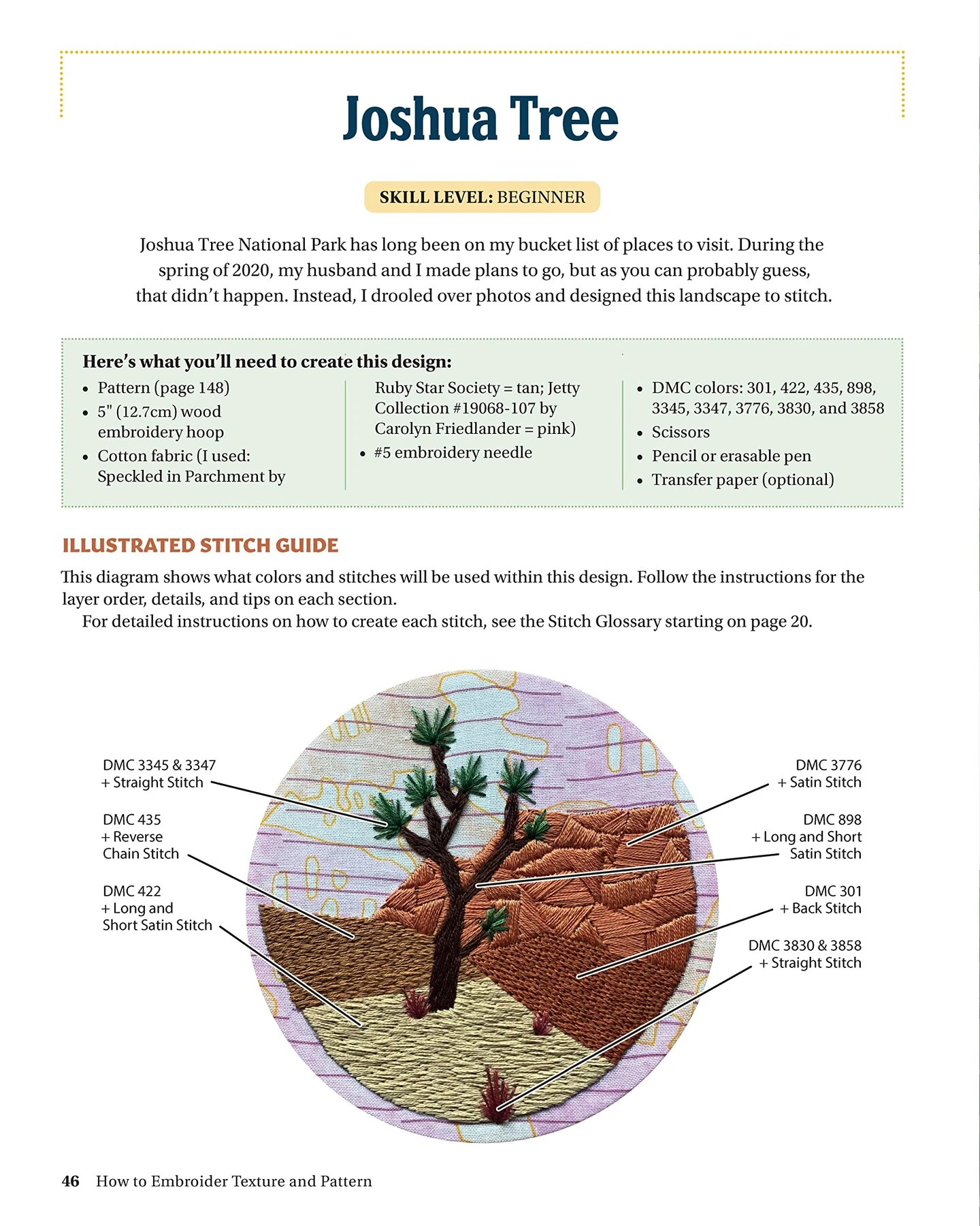 How To Embroider Texture And Pattern- Hand Embroidery DIY Book 18 How To Embroider Texture And Pattern- Hand Embroidery DIY Book - Image 16