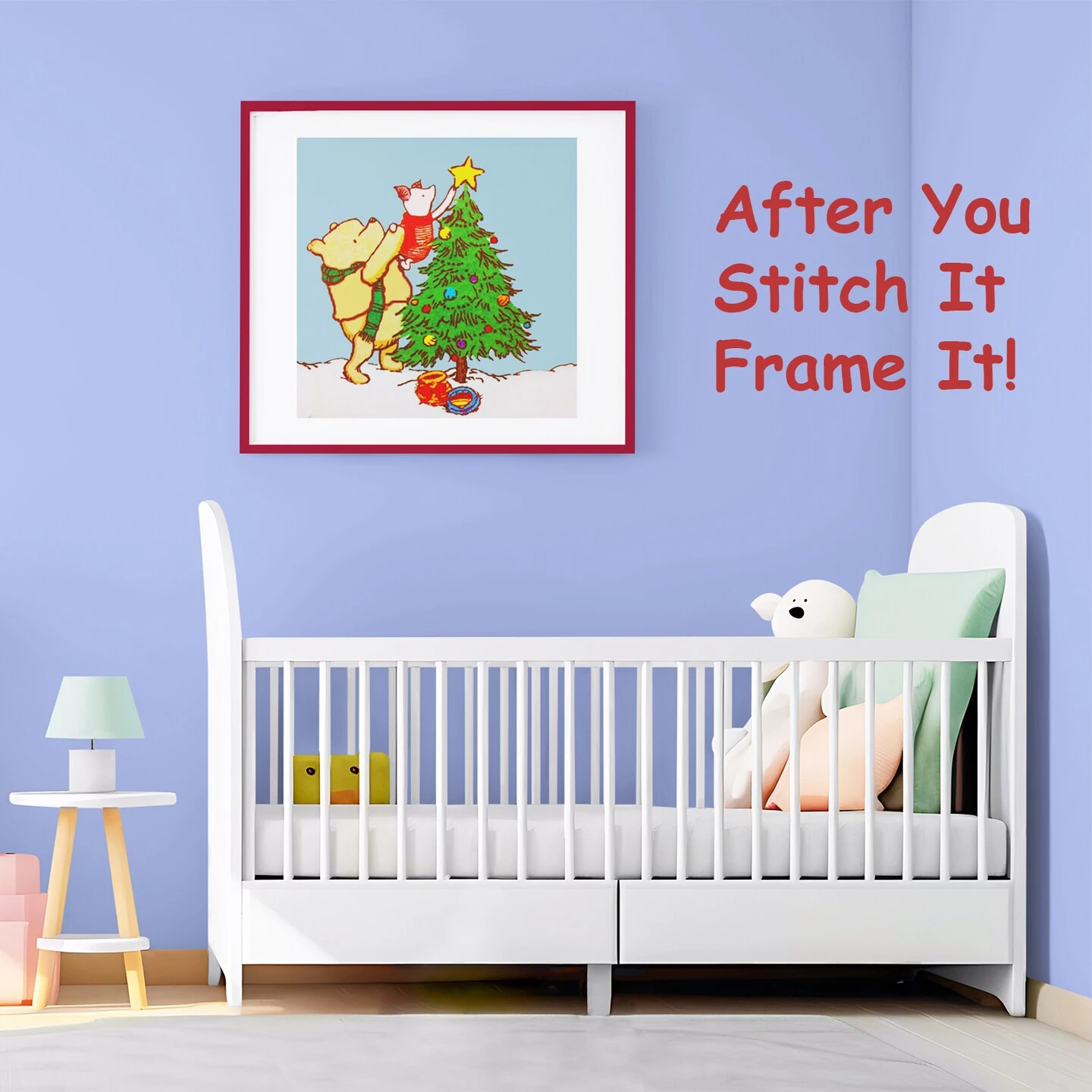 Pooh Bear Piglet Decorate The Christmas Tree Counted Cross Stitch Pattern 11 Pooh Bear Piglet Decorate The Christmas Tree Counted Cross Stitch Pattern - Image 9