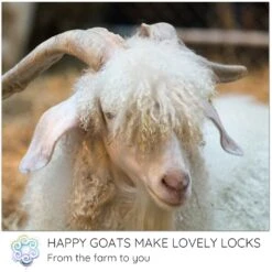 REAL MOHAIR LOCKS. Organic Hand-Dyed Curly Wool For Rooting Doll Hair, Felting, Blending, Spinning. 1oz -Michaels Stores 519556151239696