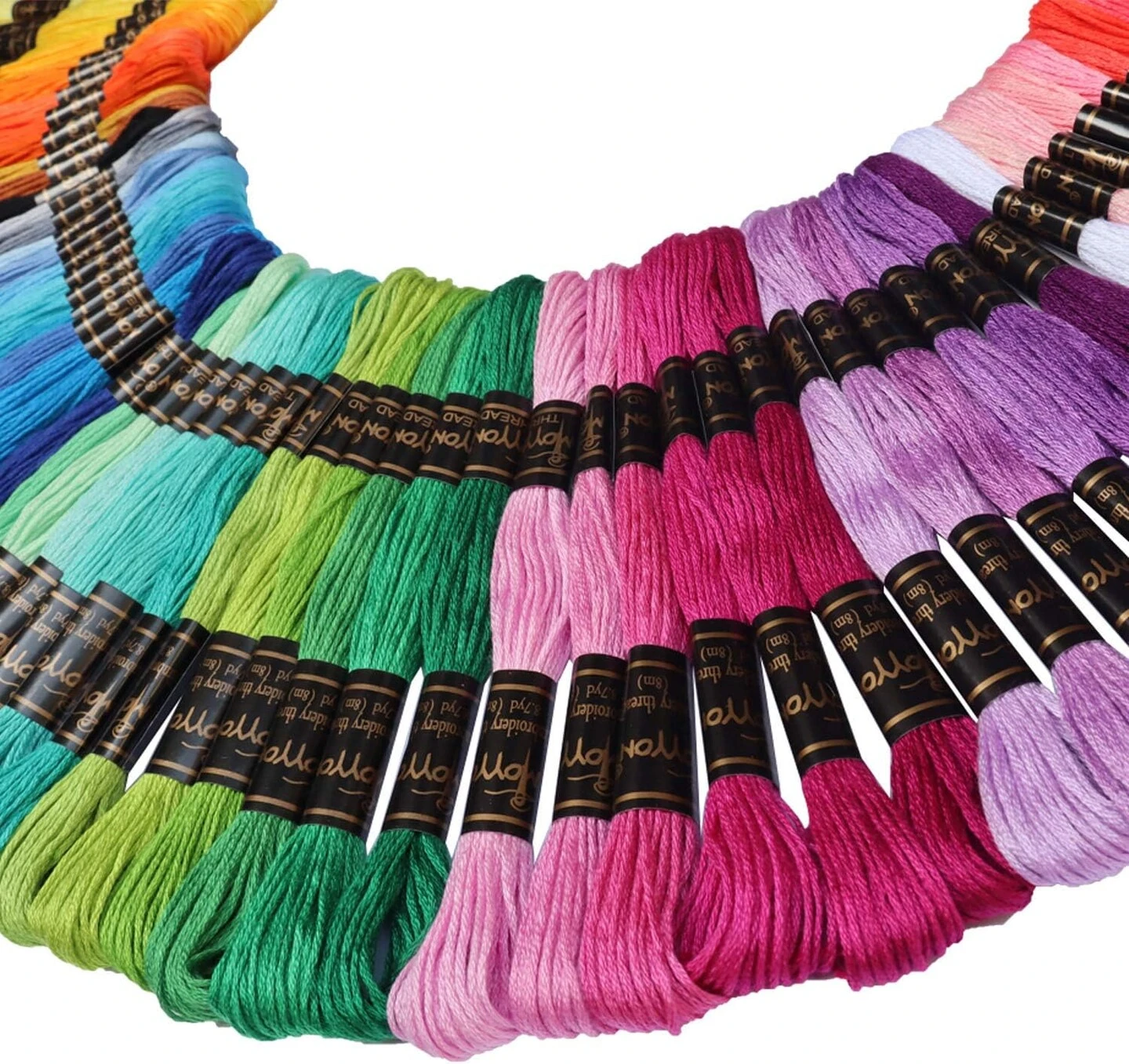 122 Skeins Embroidery Floss - Embroidery Thread - Friendship Bracelet String For Cross Stitch, Hand Embroidery, String Art 9 122 Skeins Embroidery Floss - Embroidery Thread - Friendship Bracelet String For Cross Stitch, Hand Embroidery, String Art - Image 7