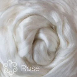2oz Rose Fiber: Natural White Undyed Combed Top Roving. Plant Based, Eco Friendly, Vegan 19 2oz Rose Fiber: Natural White Undyed Combed Top Roving. Plant Based, Eco Friendly, Vegan -Michaels Stores 539084286907952 1