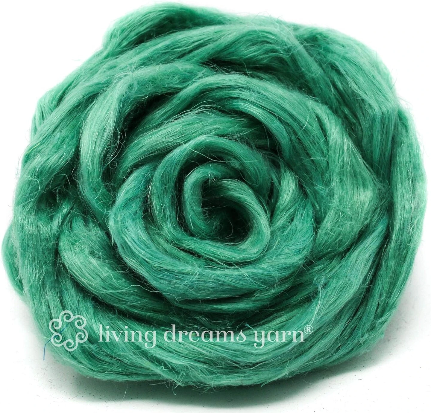 Hemp - Beautifully Dyed Vivid Colors, Combed Top Roving For Spinning, Blending, Felting, Weaving. Mint 3 Hemp - Beautifully Dyed Vivid Colors, Combed Top Roving For Spinning, Blending, Felting, Weaving. Mint