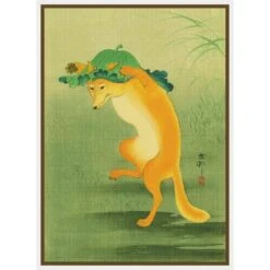 The Dancing Fox Ohara Koson Shoson Counted Cross Stitch Chart Pattern 23 The Dancing Fox Ohara Koson Shoson Counted Cross Stitch Chart Pattern -Michaels Stores 558937694129 1