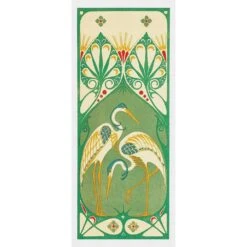Art Nouveau Two Cranes Bird Design Counted Cross Stitch Pattern 28 Art Nouveau Two Cranes Bird Design Counted Cross Stitch Pattern -Michaels Stores 558938447921 2
