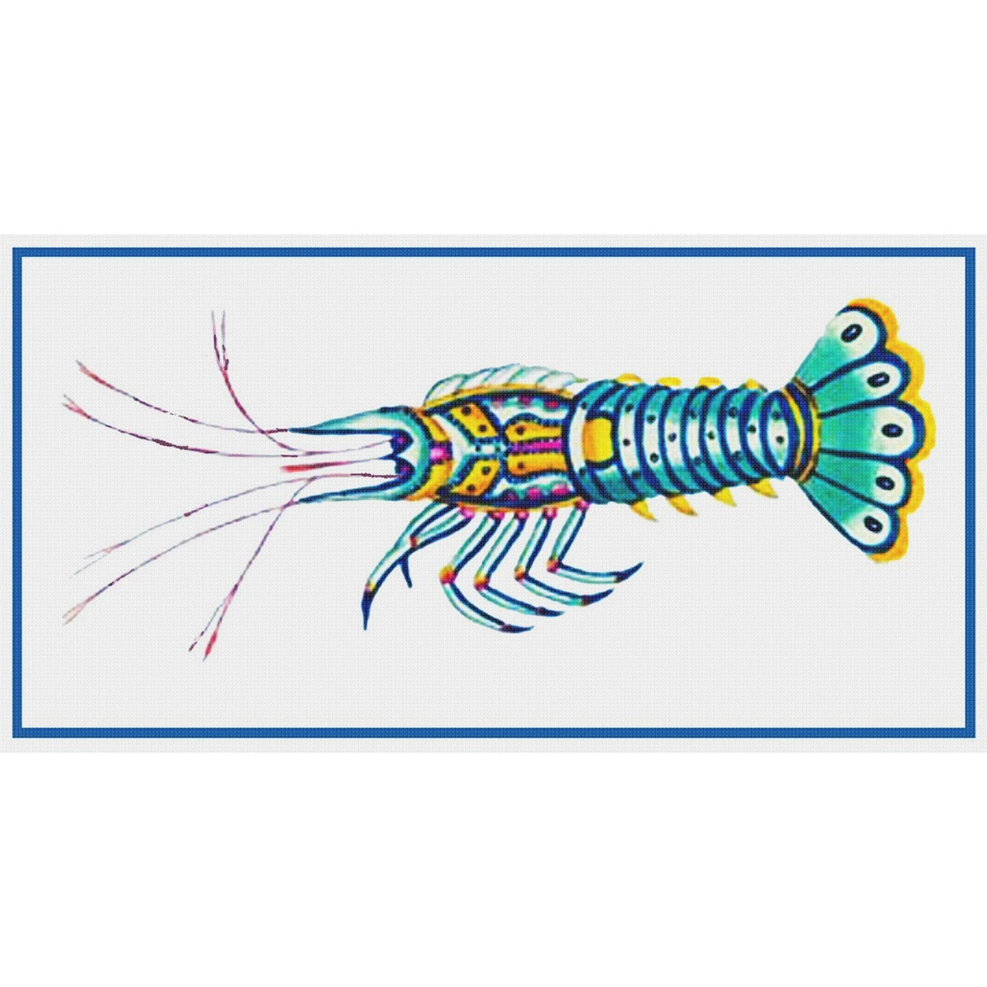 Fallour's Renard's Fantastic CrayFish Counted Cross Stitch Chart Pattern 9 Fallour's Renard's Fantastic CrayFish Counted Cross Stitch Chart Pattern - Image 7