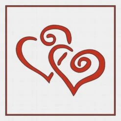 Valentine Art Deco Hearts Love Counted Cross Stitch Pattern - Only 5 DMC Colors 28 Valentine Art Deco Hearts Love Counted Cross Stitch Pattern - Only 5 DMC Colors -Michaels Stores 558945116209 2