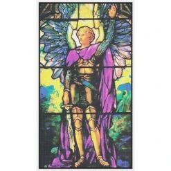 Arch Angel Michael Louis Comfort Tiffany Religious Counted Cross Stitch Pattern -Michaels Stores 5596884823985 1