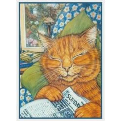Louis Wain's Sunday Night Cat Nap Kitty Counted Cross Stitch Chart Pattern 23 Louis Wain's Sunday Night Cat Nap Kitty Counted Cross Stitch Chart Pattern -Michaels Stores 5596905029553 1