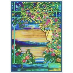 L.C.Tiffany Landscape Roses Counted Cross Stitch Chart Pattern 23 L.C.Tiffany Landscape Roses Counted Cross Stitch Chart Pattern -Michaels Stores 5596911411121 1