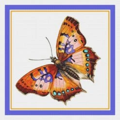 Pink, Orange And Black Butterfly In Flight Counted Cross Stitch Pattern 18 Pink, Orange And Black Butterfly In Flight Counted Cross Stitch Pattern -Michaels Stores 5596924914993