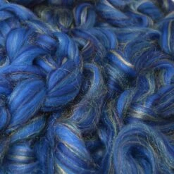 Designer Blend Corriedale, Sparkling Nylon Top Roving. Fancy, Colorful, Exotic - Limited Edition. Phasian -Michaels Stores 561548995941936 2