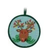 Reindeer Christmas Ornament - Needlepoint Kit Multicolor -Michaels Stores 5732257169225