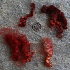 HENNA MOHAIR LOCKS. Organic Hand-Dyed Curly Wool For Rooting Doll Hair, Felting, Blending, Spinning. 1oz 34 HENNA MOHAIR LOCKS. Organic Hand-Dyed Curly Wool For Rooting Doll Hair, Felting, Blending, Spinning. 1oz -Michaels Stores 5764693512626189984 2