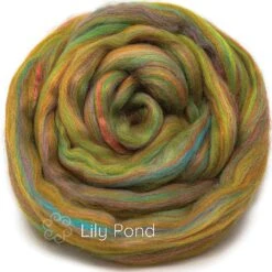 Merino Bamboo Blend Wool Fiber. Soft Combed Top Roving For Spinning & Felting. Lily Pond 11 Merino Bamboo Blend Wool Fiber. Soft Combed Top Roving For Spinning & Felting. Lily Pond -Michaels Stores 58122587958688 1