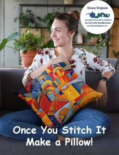 New Paul Klee Temple Garden Abstract Counted Cross Stitch Pattern -Michaels Stores 5860757654251