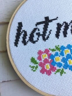 Hot Mess Counted Cross Stitch DIY KIT Intermediate 19 Hot Mess Counted Cross Stitch DIY KIT Intermediate -Michaels Stores 5895134867231 1