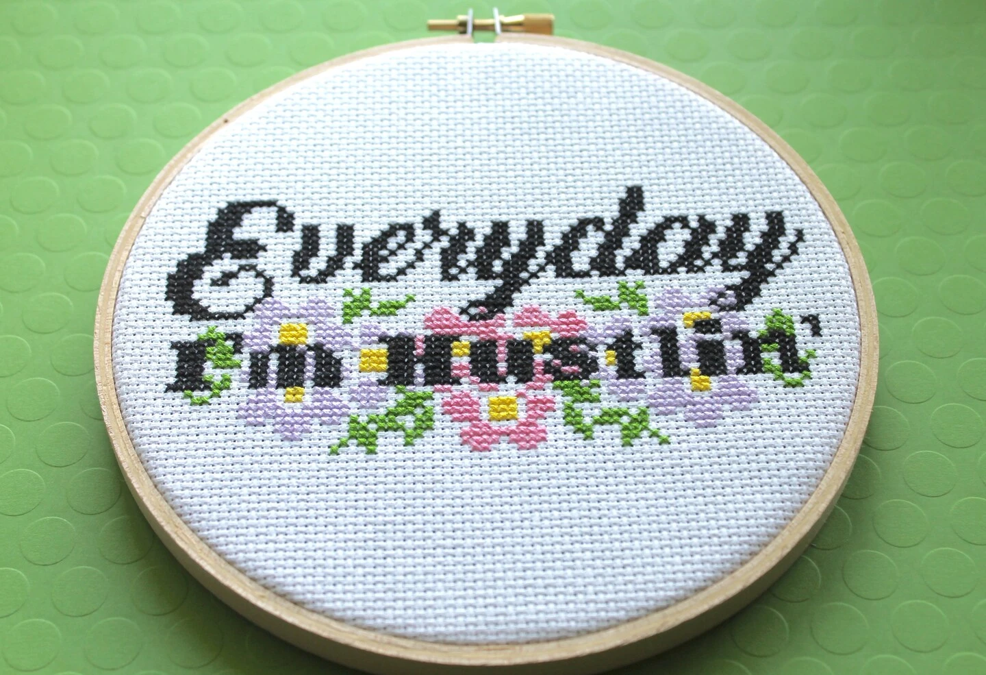 Everyday I'm Hustlin' Counted Cross Stitch DIY KIT Intermediate 11 Everyday I'm Hustlin' Counted Cross Stitch DIY KIT Intermediate - Image 9