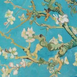 Orenco Originals Vincent Van Gogh Teal Blossoms-Square Counted Cross Stitch Pattern -Michaels Stores 5940212353771 2