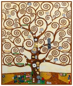 Art Nouveau Gustav Klimt Tree Of Life Detail Counted Cross Stitch Pattern 28 Art Nouveau Gustav Klimt Tree Of Life Detail Counted Cross Stitch Pattern -Michaels Stores 5940213140203 2