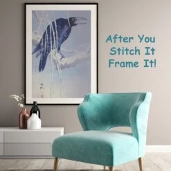 Japanese Artist Ohara Shoson's Crow On A Branch In The Rain Counted Cross Stitch Pattern 24 Japanese Artist Ohara Shoson's Crow On A Branch In The Rain Counted Cross Stitch Pattern -Michaels Stores 5940213155947 1