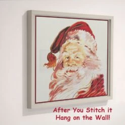 Father Christmas Santa Claus St Nick # 16 Counted Cross Stitch Pattern -Michaels Stores 5940225919083 2