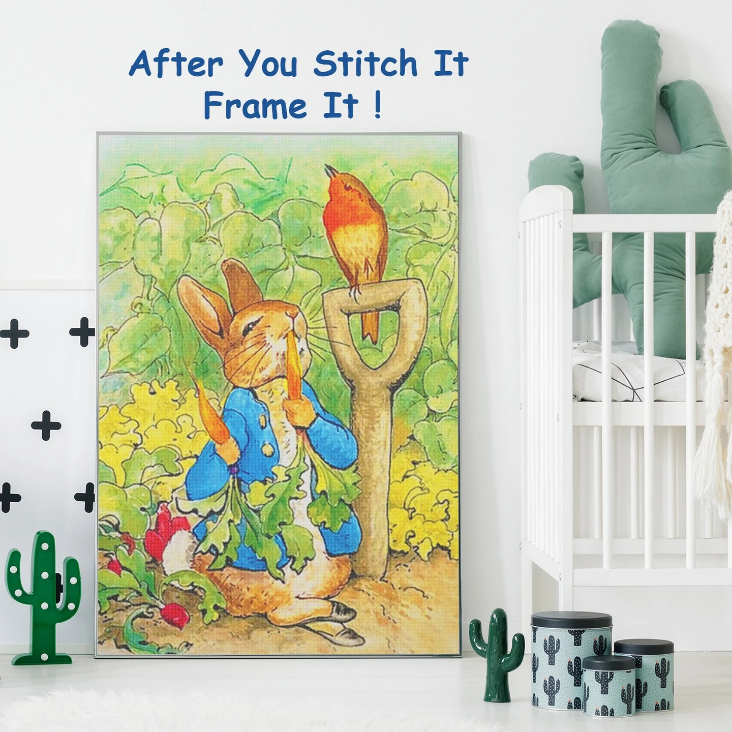 Peter Rabbit Digs In Garden Inspired By Beatrix Potter Counted Cross Stitch Pattern 10 Peter Rabbit Digs In Garden Inspired By Beatrix Potter Counted Cross Stitch Pattern - Image 8