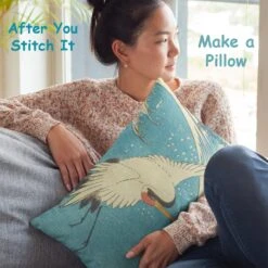 The Crane Above The Wave By Japanese Artist Utagawa Hiroshige Counted Cross Stitch Pattern 29 The Crane Above The Wave By Japanese Artist Utagawa Hiroshige Counted Cross Stitch Pattern -Michaels Stores 5974588063787 2