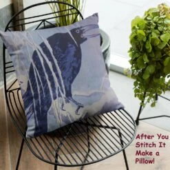 Japanese Artist Ohara (Koson) Shoson's Crow-Square Counted Cross Stitch Pattern -Michaels Stores 5974588270699