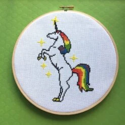 Unicorn Colorful Counted Cross Stitch DIY Kit 13 Unicorn Colorful Counted Cross Stitch DIY Kit -Michaels Stores 6108599408185 2