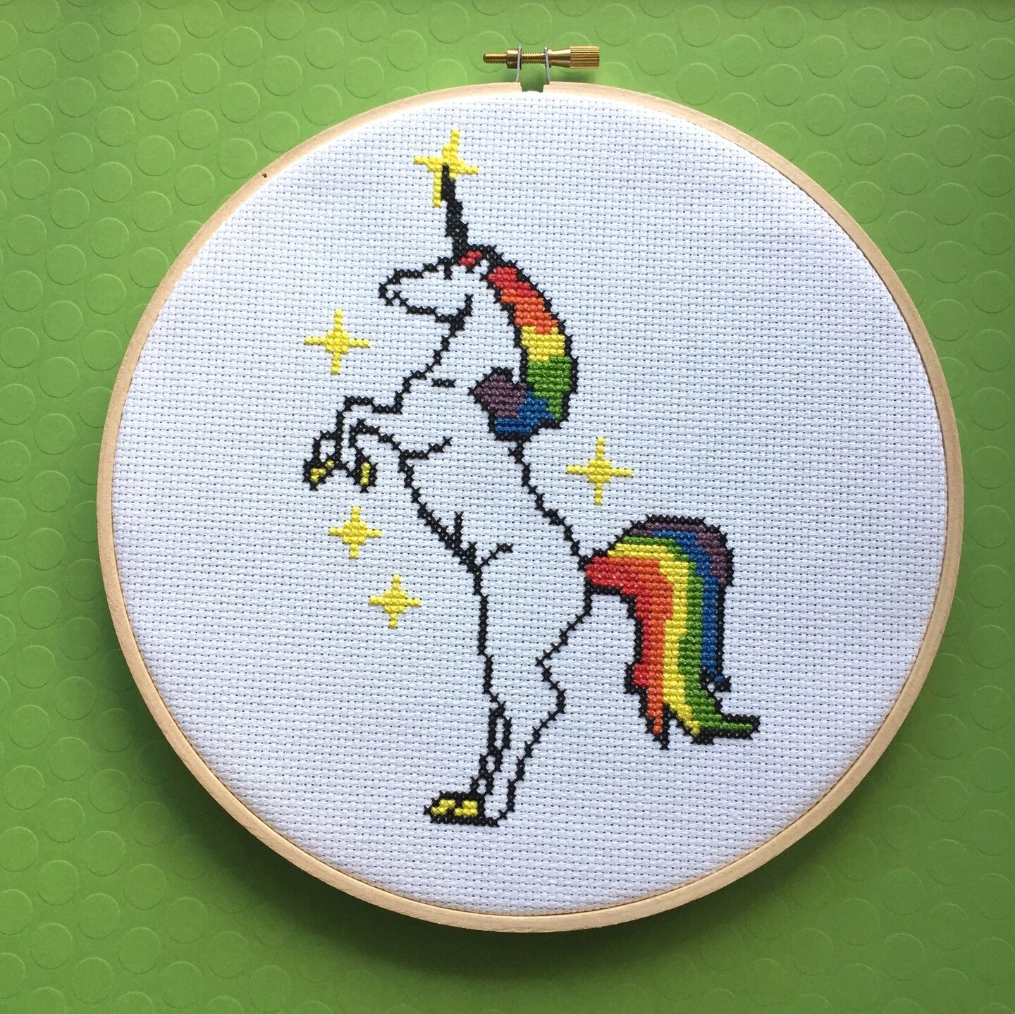 Unicorn Colorful Counted Cross Stitch DIY Kit 4 Unicorn Colorful Counted Cross Stitch DIY Kit - Image 2