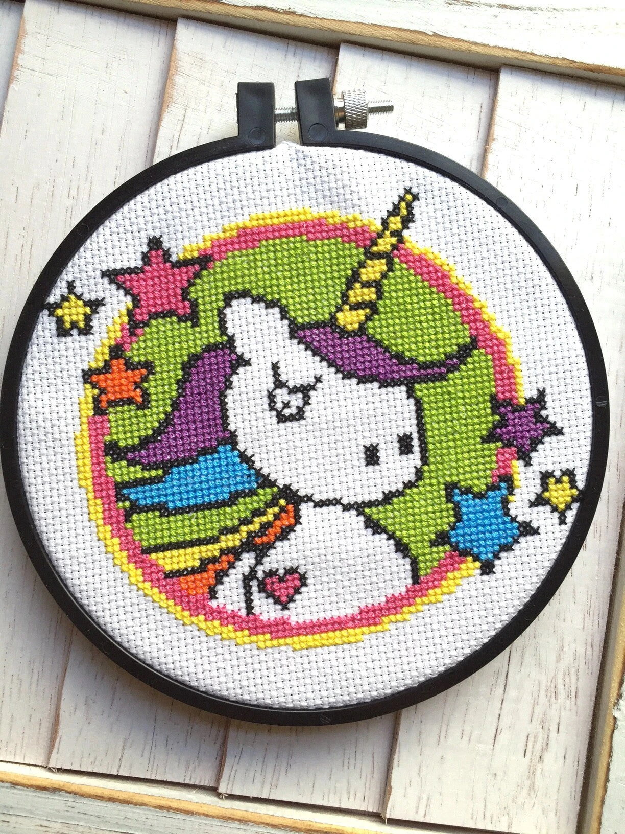 Bad Unicorn Counted Cross Stitch DIY KIT 7 Bad Unicorn Counted Cross Stitch DIY KIT - Image 5