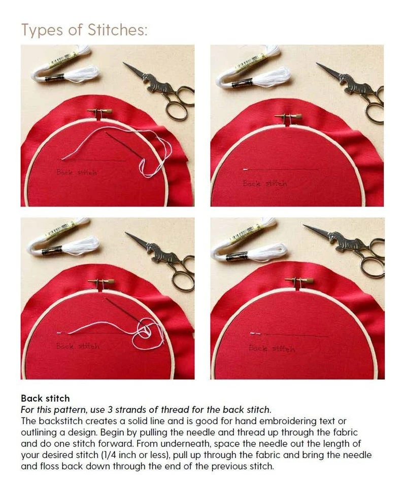 MCreativeJ Mushroom Trio - Intermediate Embroidery DIY Craft Kit 8 MCreativeJ Mushroom Trio - Intermediate Embroidery DIY Craft Kit - Image 6