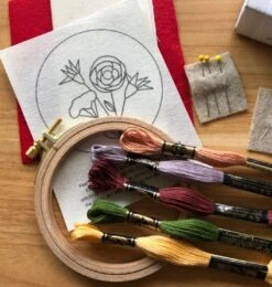 MCreativeJ 3D Blooming Wildflowers- Intermediate DIY Embroidery Craft Kit 37 MCreativeJ 3D Blooming Wildflowers- Intermediate DIY Embroidery Craft Kit -Michaels Stores 6108636200505 2