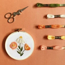 MCreativeJ Flower Trio- DIY Beginner Embroidery Craft Kit -Michaels Stores 6108647734841