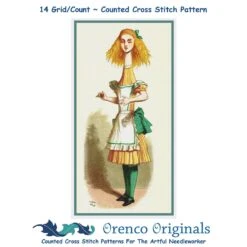 Alice Couriouser And Couriouser Counted Cross Stitch Pattern By John Tenniel 17 Alice Couriouser And Couriouser Counted Cross Stitch Pattern By John Tenniel -Michaels Stores 61755394665184 2