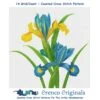 Orenco Originals Redoute Blue Yellow Iris Flower -Square Counted Cross Stitch Pattern 1 Orenco Originals Redoute Blue Yellow Iris Flower -Square Counted Cross Stitch Pattern -Michaels Stores 6437597014985