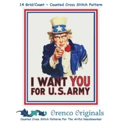 US Army Recruiting Poster Uncle Sam Wants You! Counted Cross Stitch Pattern 27 US Army Recruiting Poster Uncle Sam Wants You! Counted Cross Stitch Pattern -Michaels Stores 6437603331529 2