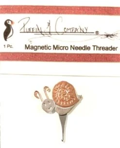 Puffin & Company Micro Needle Threader - Happy Snail Multicolor -Michaels Stores 6437609766953 2