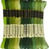 Bright Chartreuse Gradient Color Embroidery Floss 14pack 1 Bright Chartreuse Gradient Color Embroidery Floss 14pack -Michaels Stores 66662188434736