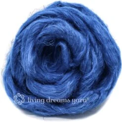 Hemp - Beautifully Dyed Vivid Colors, Combed Top Roving For Spinning, Blending, Felting, Weaving. Marine -Michaels Stores 6917797657416739040 1
