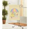 HerrschnersApril Showers Porch Flag Stamped Cross-Stitch Kit Multicolor