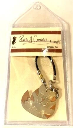 Puffin & Company Scissor Pal Fob - Cheshire Cat Multicolor