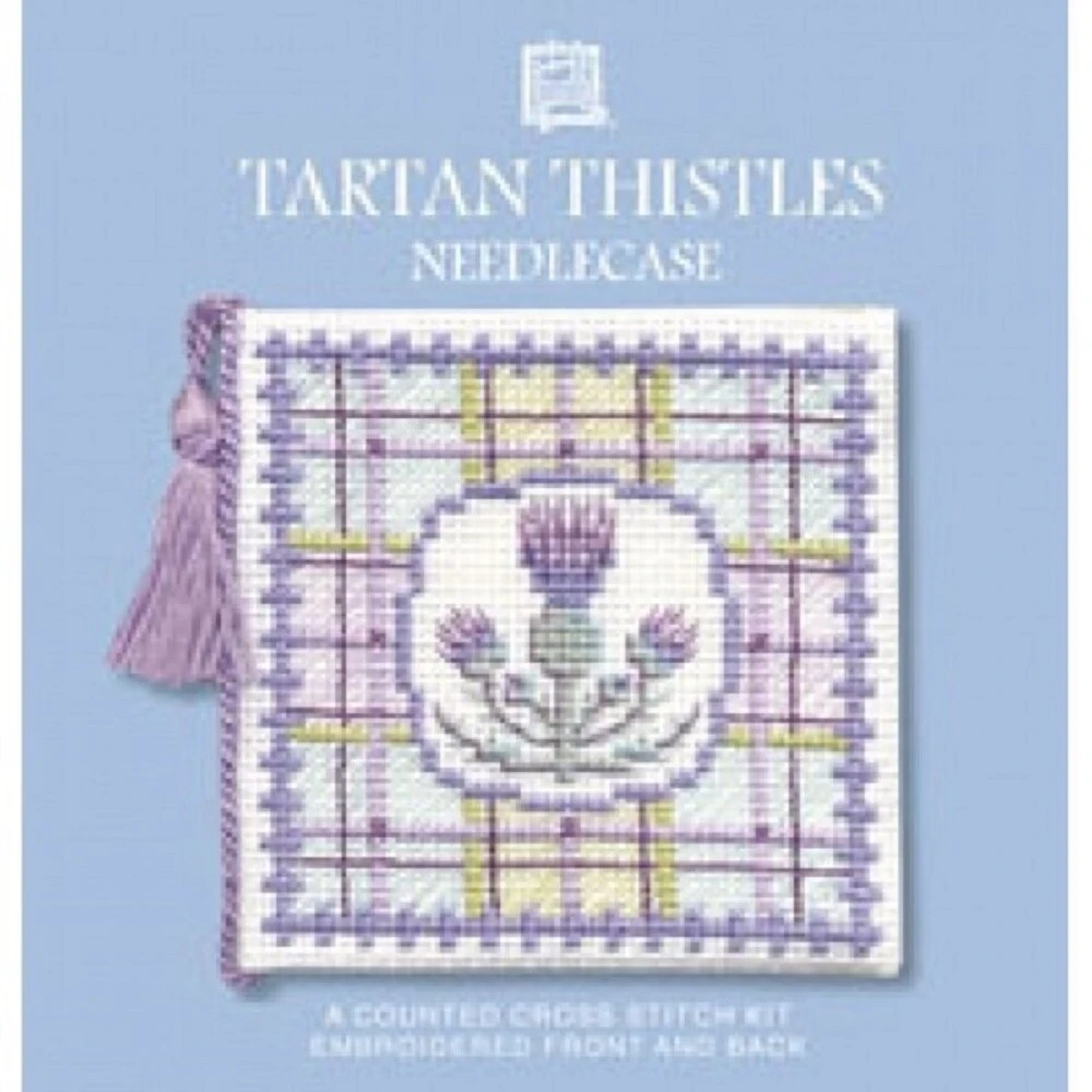 Textile Heritage Tartan Thistle Needle Case Cross Stitch Kit Multicolor 4 Textile Heritage Tartan Thistle Needle Case Cross Stitch Kit Multicolor - Image 2