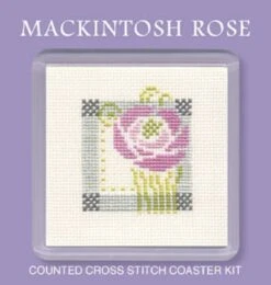 Textile Heritage Coaster Kit - Macintosh Rose Multicolor