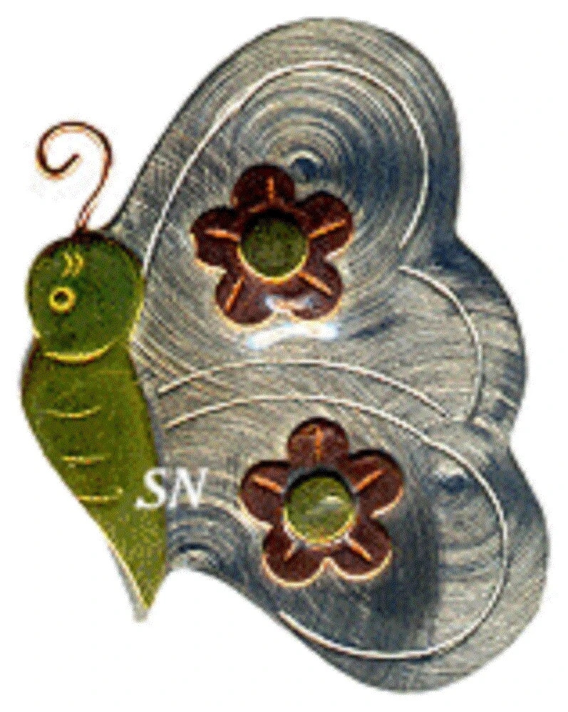 Puffin & Company Butterfly Needle Nanny Magnetic Needle Minder Holder, Brooch Multicolor 3 Puffin & Company Butterfly Needle Nanny Magnetic Needle Minder Holder, Brooch Multicolor